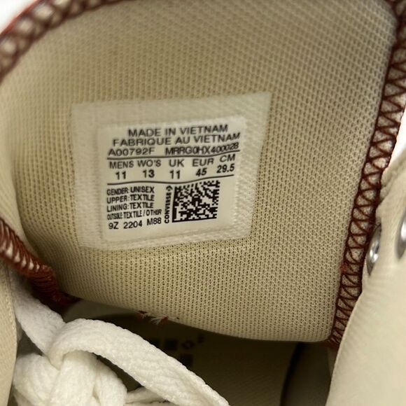 Converse Chuck Taylor All Star Hi‎ Rosewood Sneaker Men's Size 11 Brand New - Picture 10 of 10